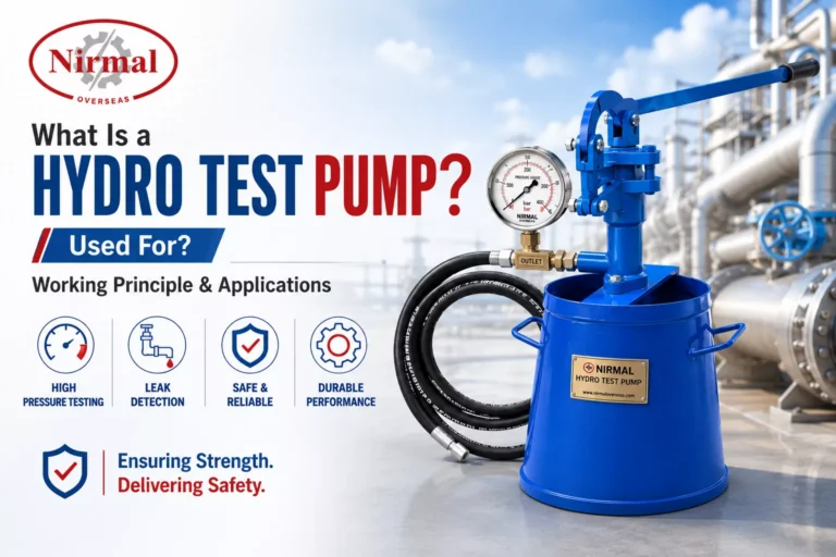 What Is a Hydro Test Pump Used For? Working Principle & Applications