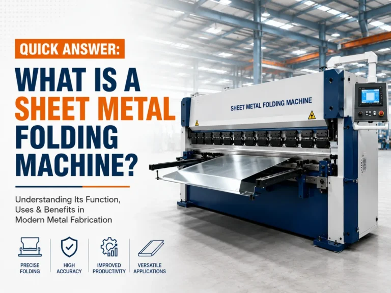 Sheet Metal Folding Machines: Applications, Types and Benefits