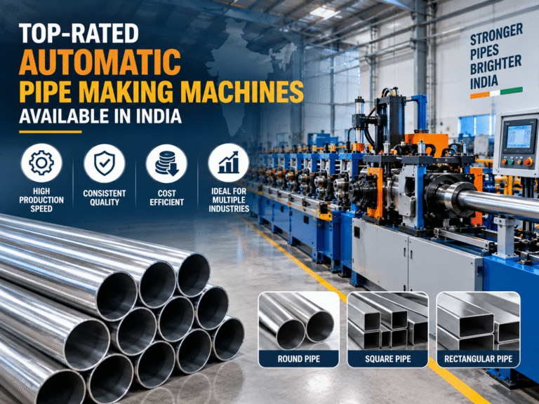 Top-rated automatic pipe making machines available in India