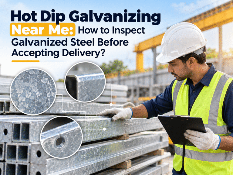 Hot Dip Galvanizing Near Me: How to Inspect Galvanized Steel Before Accepting Delivery?